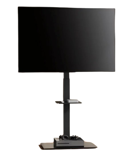 TV Floor Stand With Single Shelf