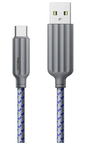 كابل Recci Lightning USB 3A 