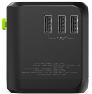 شاحن سفر عالمي UniqPD 30 واط