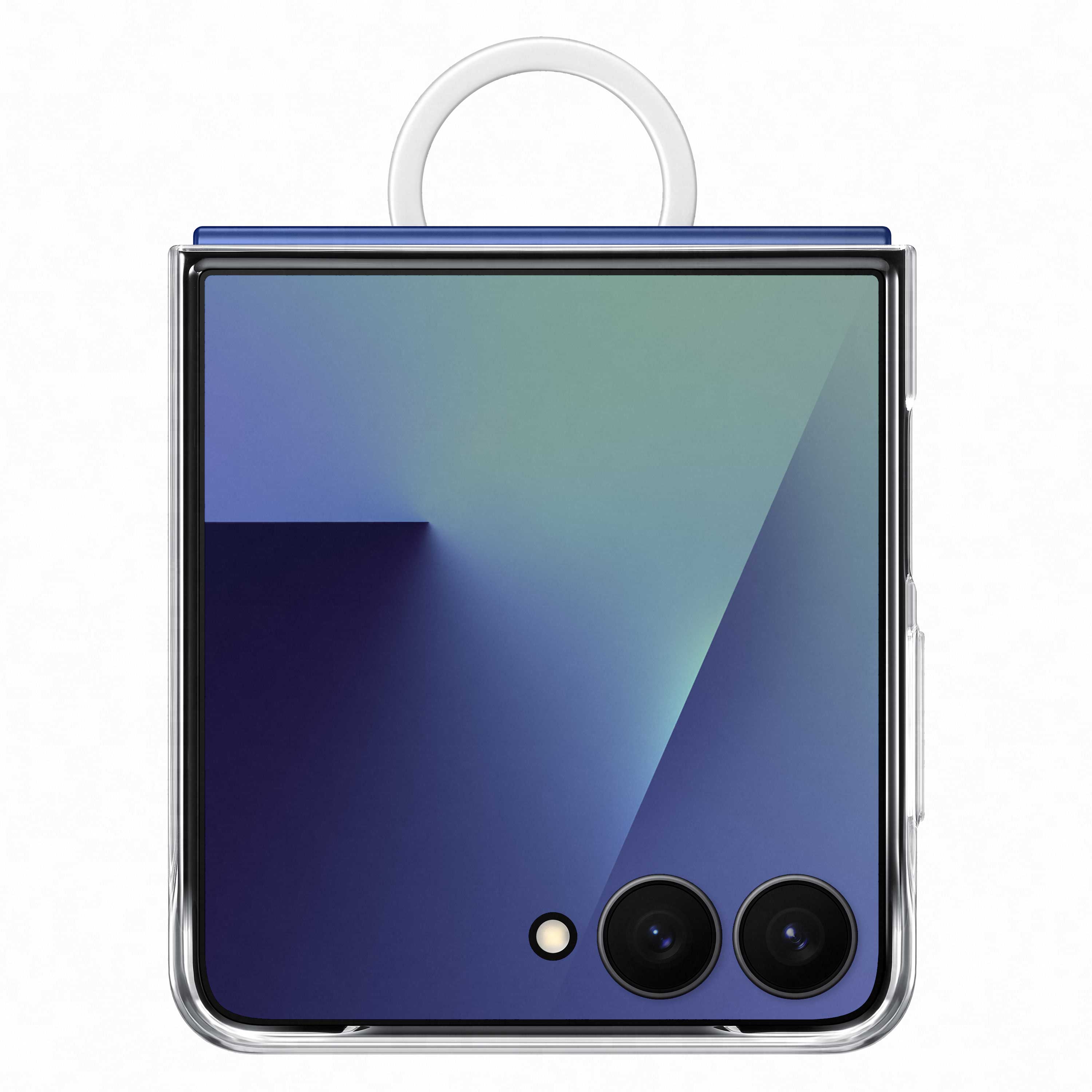 Galaxy Z Flip 7 Ring Case (Clear) 