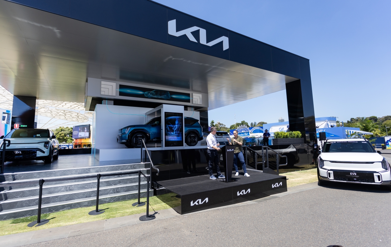 Kia to ''Electrify'' Australian Open 2025 with Electric & Hybrid Vehicles